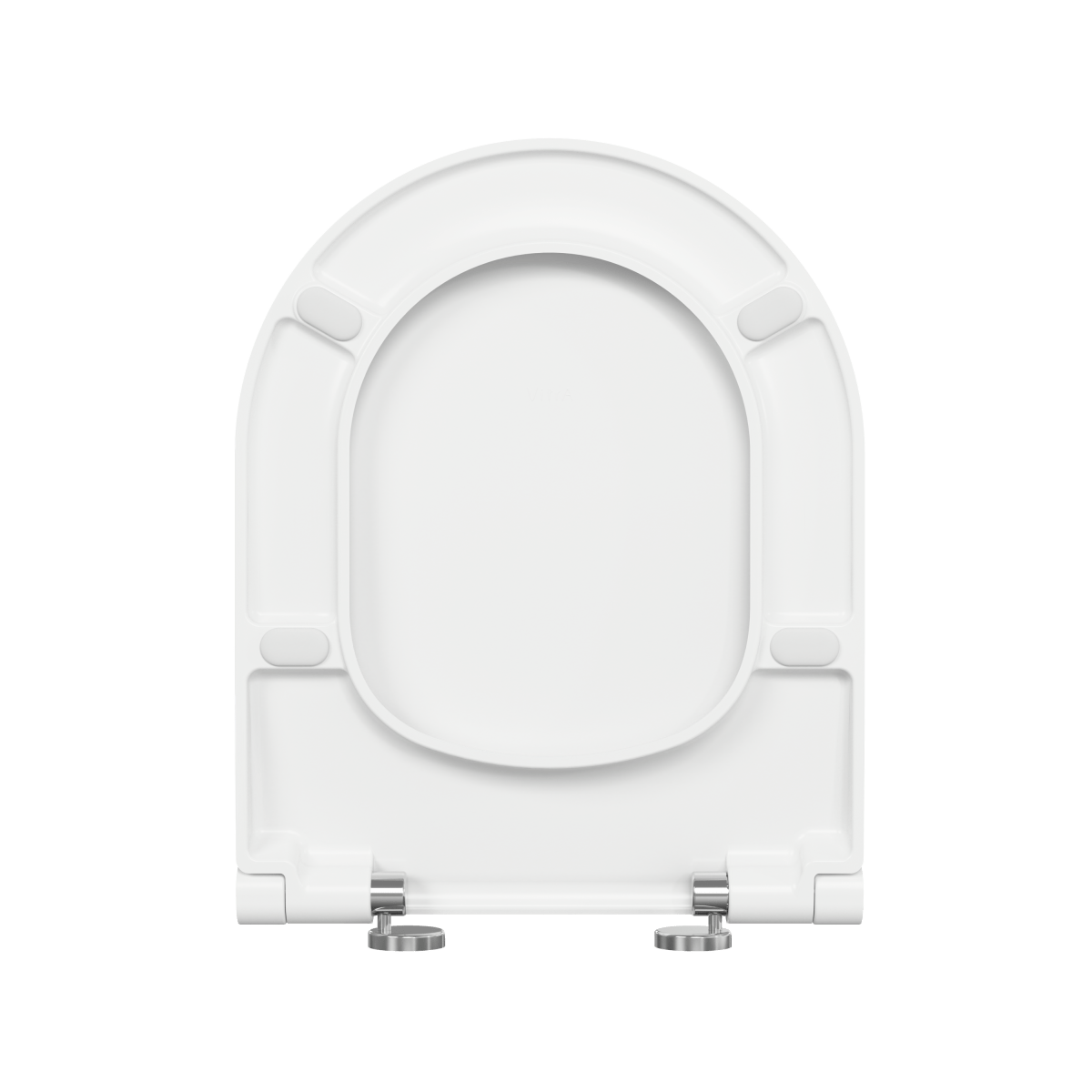 Инсталляция с унитазом VitrA Zentrum Round (Зентрум Раунд) 9879B003-7200 комплект 4 в 1 с сиденьем микролифт безободковый цвет клавиши глянцевый хром
