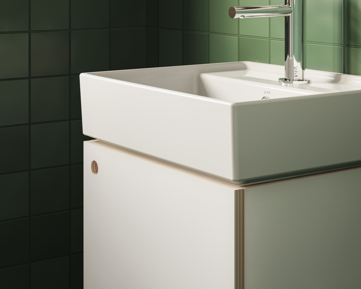 Раковина VitrA ArchiPlan 7400B003-0001 45 x 38 см белая антибактериальное покрытие Hygiene
