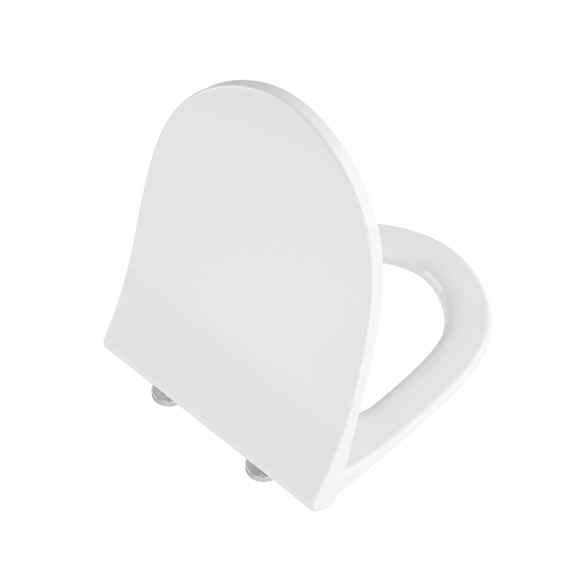 Инсталляция с унитазом VitrA Sento 9830B003-7207 комплект 4 в 1 с сиденьем микролифт безободковый цвет клавиши матовый хром