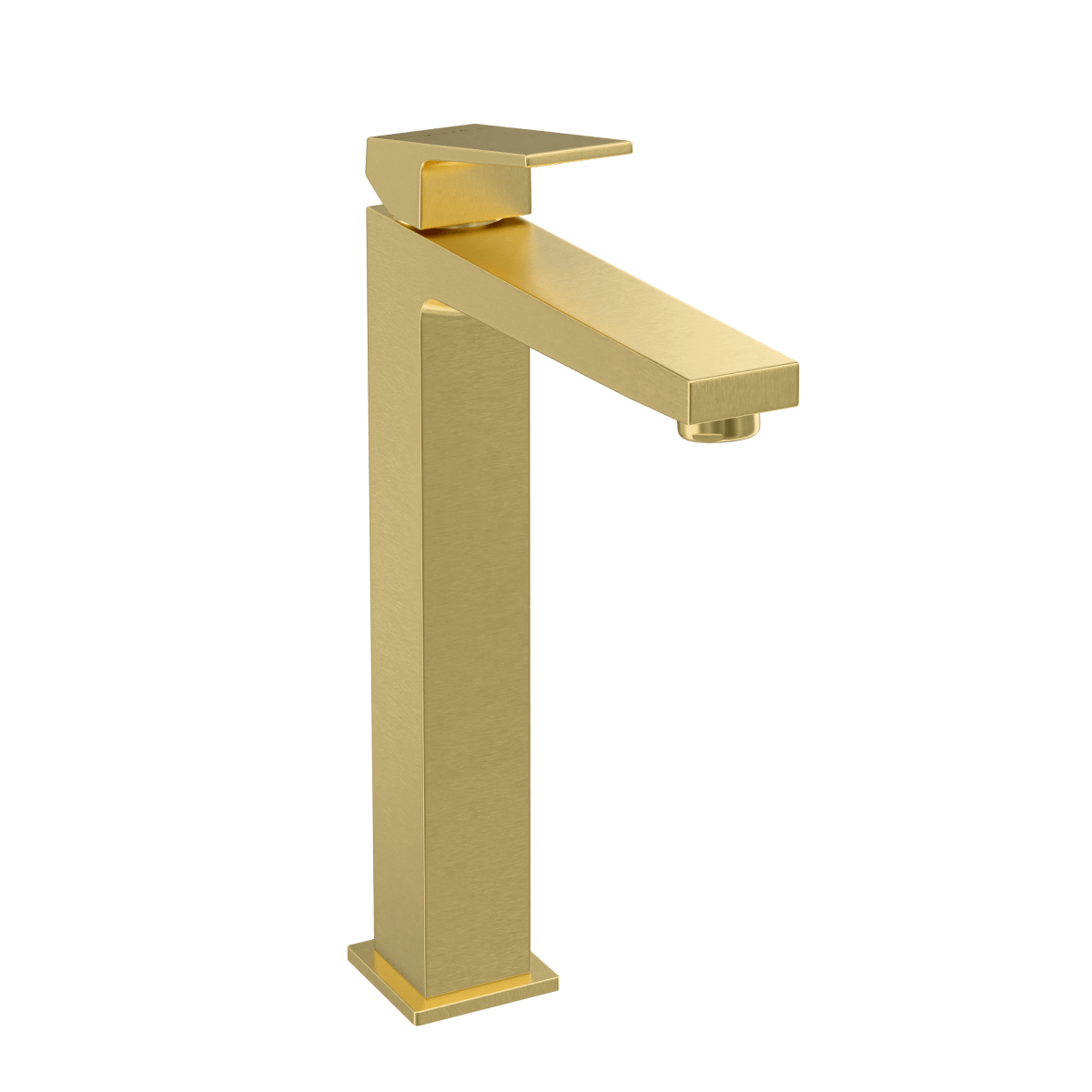 Смеситель для раковины-чаши VitrA Minimax Square (Минимакс Сквуэр) A4372425EXP однорычажный брашированное золото латунь