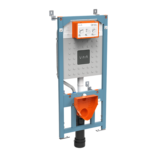 Комплект Vitra Nest QuantumFlush Инсталяция с унитазом и клавишей смыва