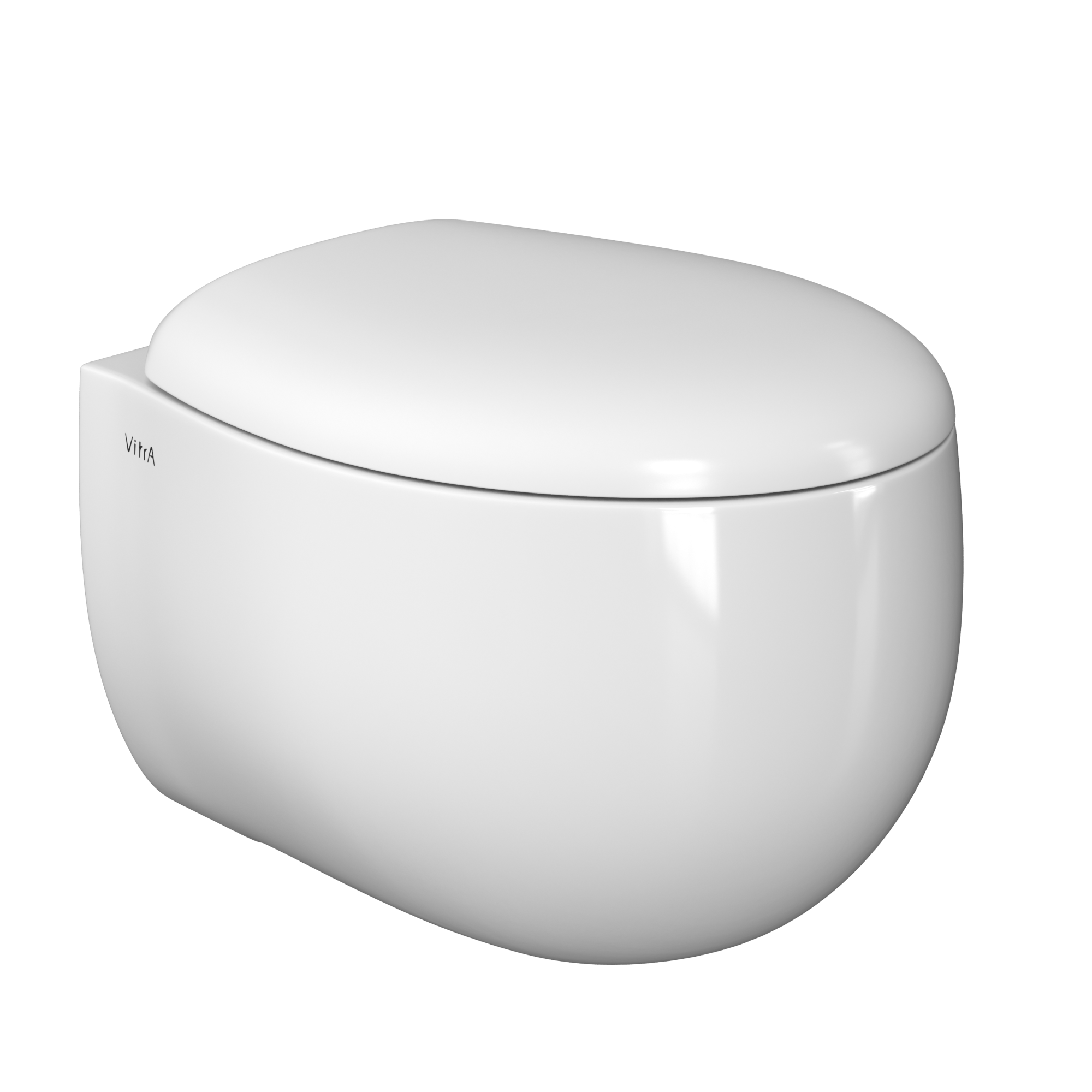 Подвесной унитаз VitrA Memoria 5885B403-0101 безободковый Rim-ex белый санитарный фарфор антибактериальное покрытие Hygiene + Clean