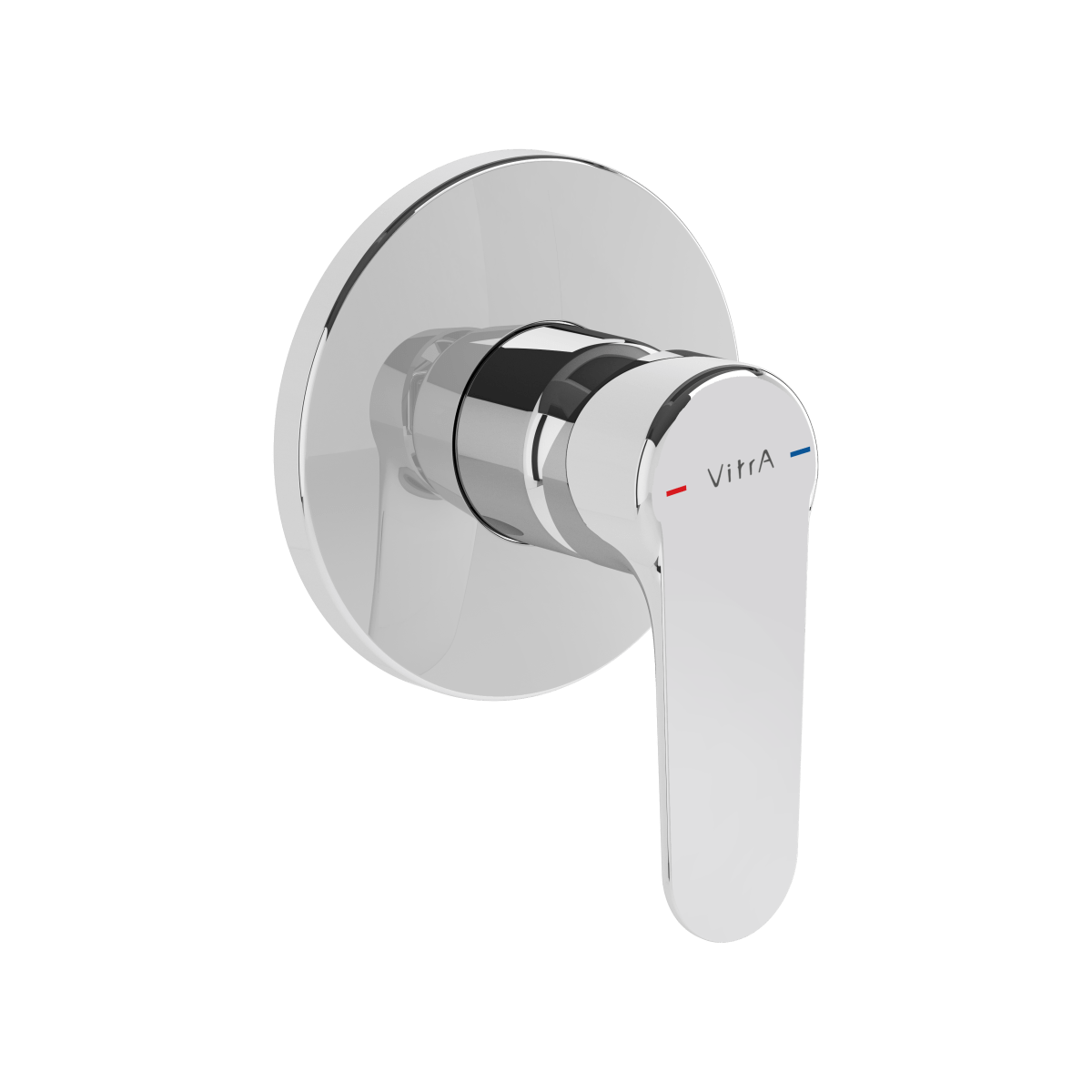 Встраиваемый смеситель для ванны VitrA Root Round A42728EXP хром