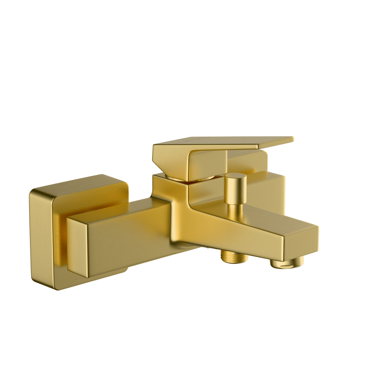 Настенный смеситель для ванны VitrA Minimax S (Минимакс С)quare (Минимакс Скуэр) A4352025EXP однорычажный брашированное золото латунь