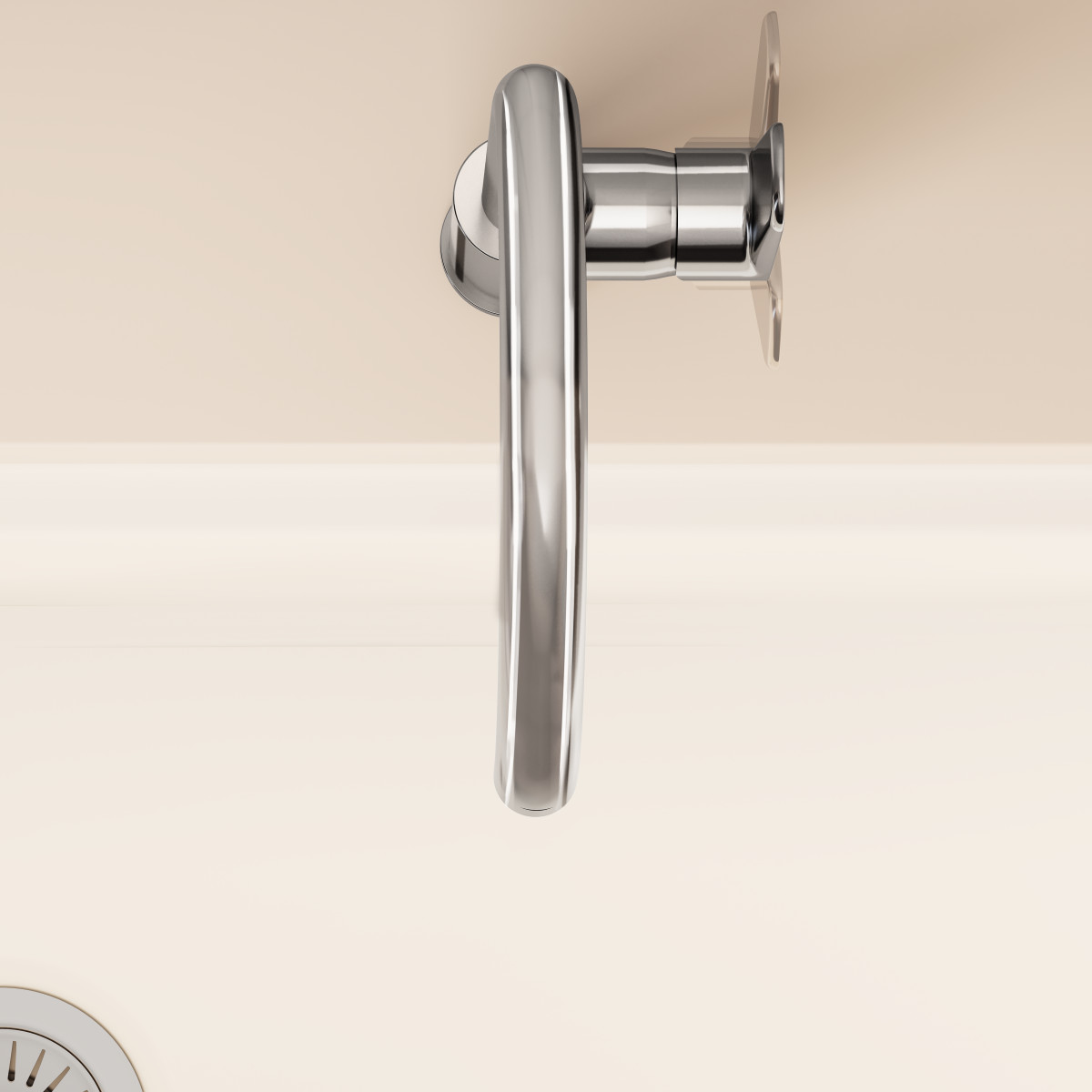 Смеситель для кухни VitrA Flow Soft (Флоу Софт) A43419EXP с поворотным изливом однорычажный хром латунь