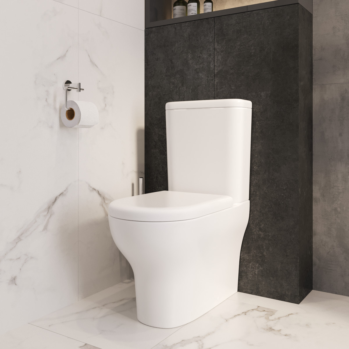 Унитаз-компакт напольный VitrA Zentrum 9012B003-7202 с сиденьем без микролифта белый санитарный фарфор антибактериальное покрытие Hygiene