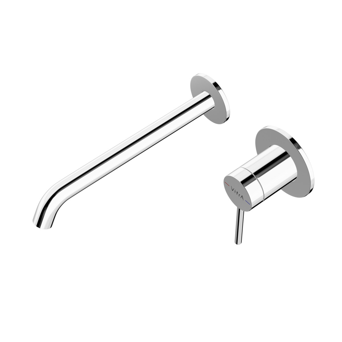 Встраиваемый смеситель для раковины VitrA Minimax Round A43549EXP однорычажный хром латунь