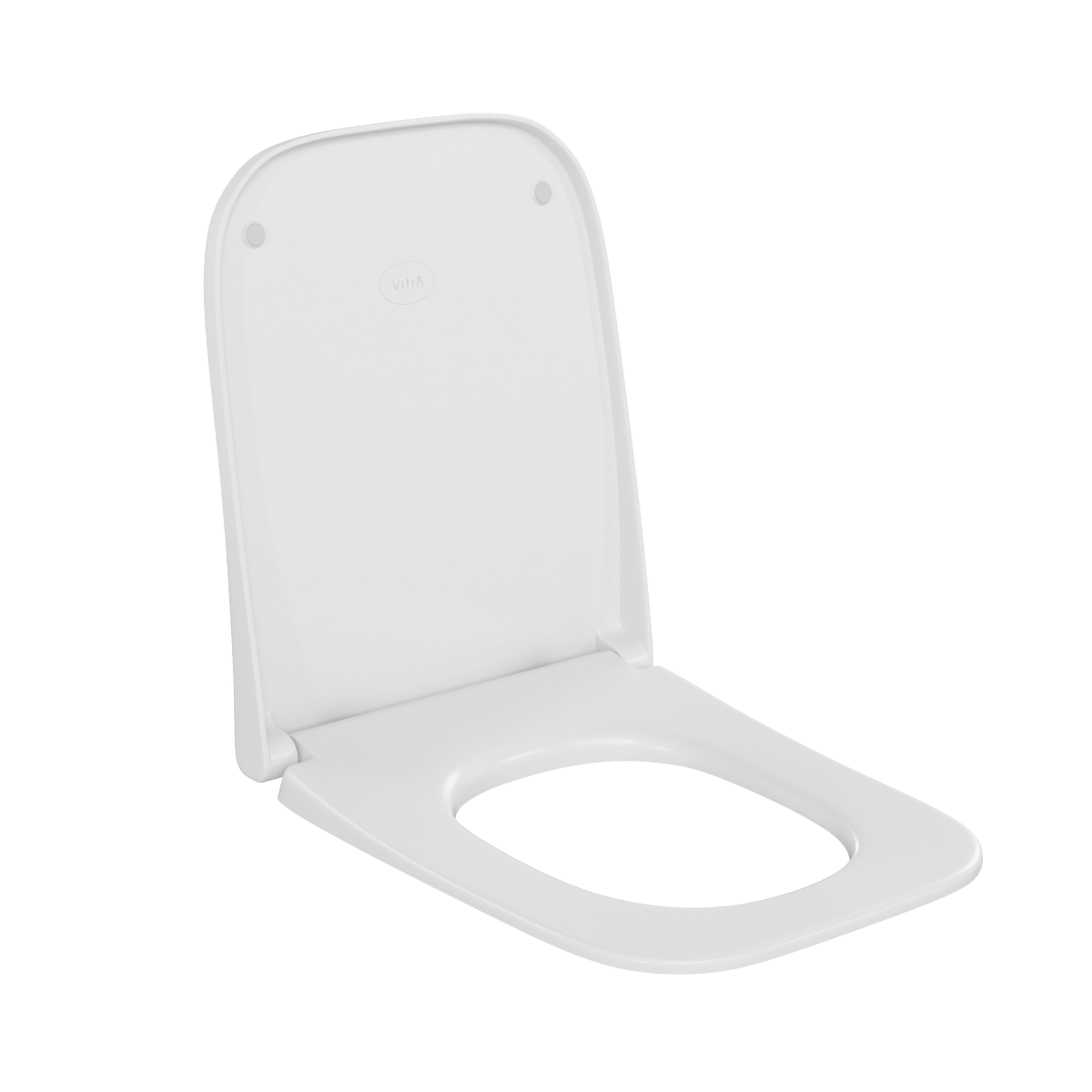Сиденье для унитаза VitrA Shift (Шифт) 191-003-009, квадратное с закруглениями белое дюропласт, с микролифтом