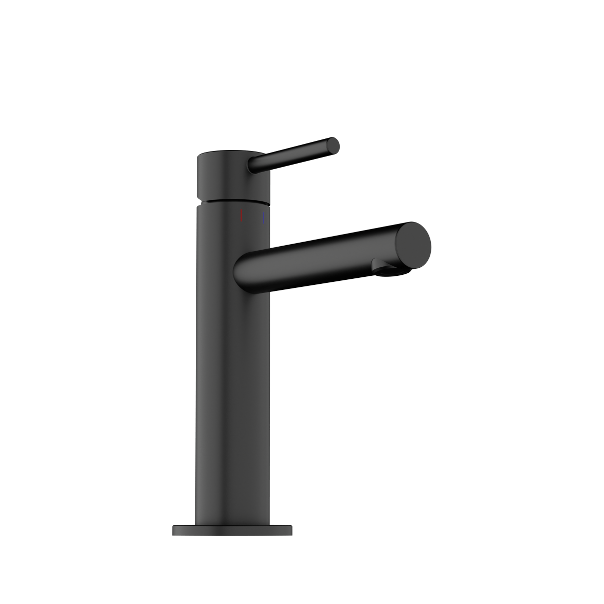 Смеситель для раковины VitrA Origin (Ориджин) A4255636WTC, однорычажный, матовый черный, латунь