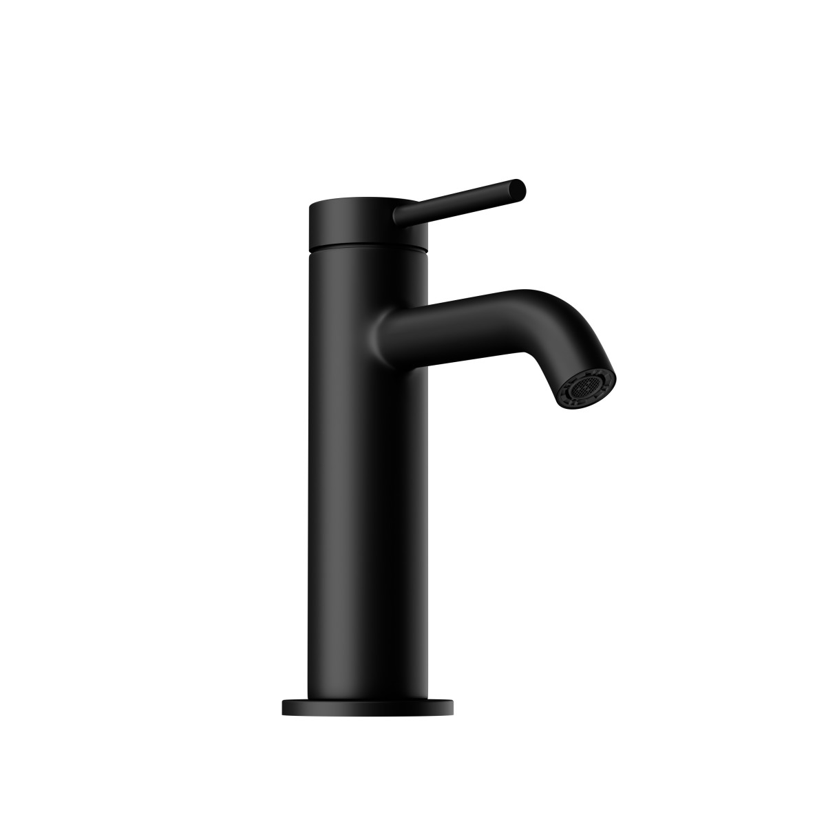 Смеситель для раковины VitrA Minimax Round A4353036EXP однорычажный матовый черный латунь