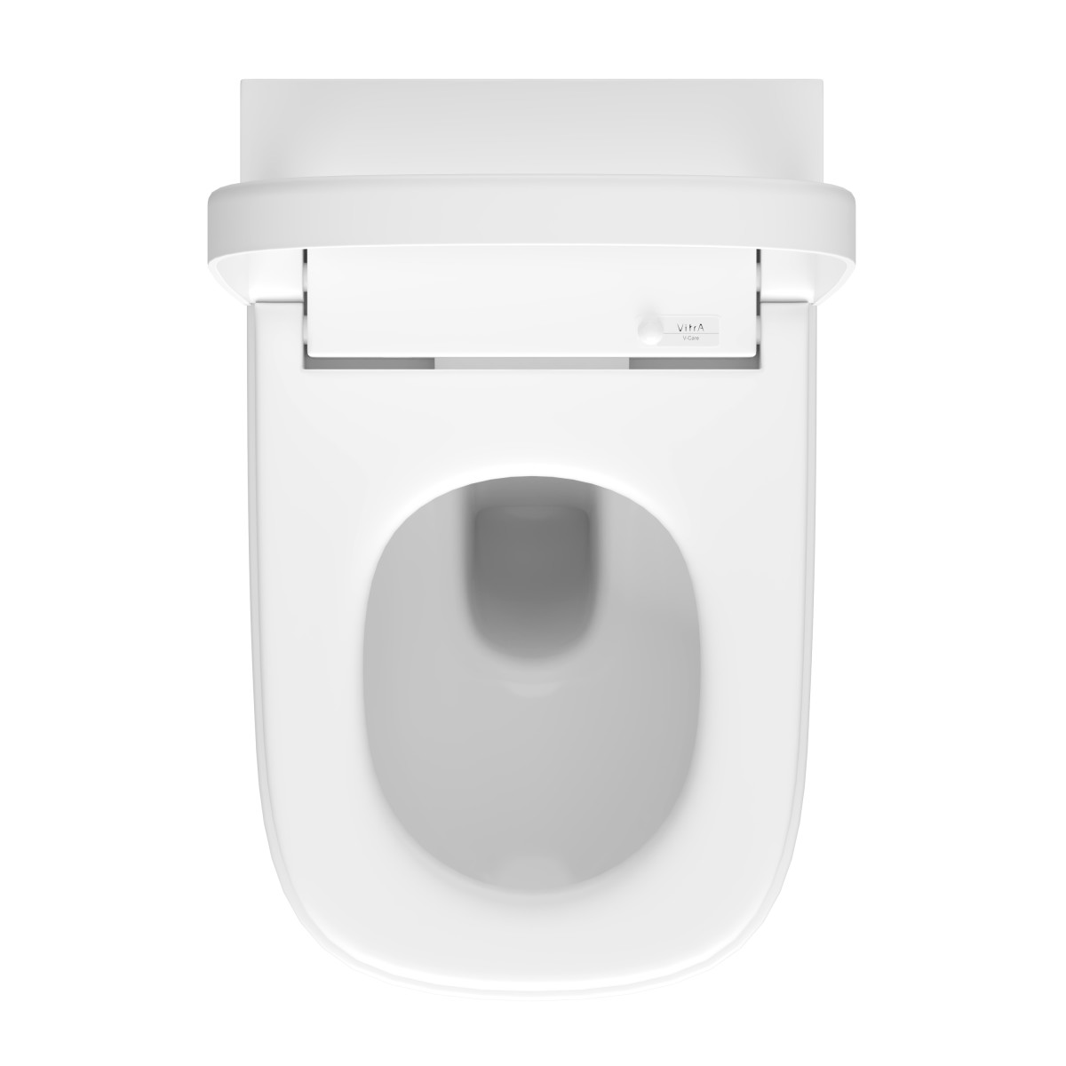 Умный унитаз VitrA V-Care 5674B003-6193 Basic подвесной безободковый Rim-ex c бидеткой белый санитарный фарфор антибактериальное покрытие Hygiene