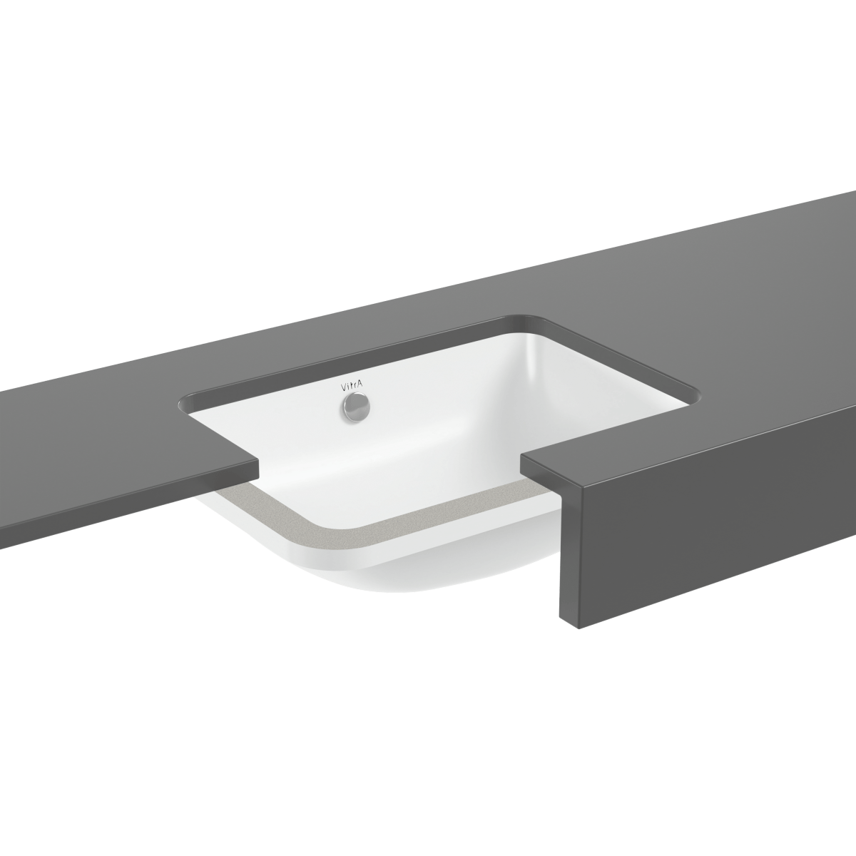 Встраиваемая снизу раковина VitrA S20 5474B003-0618 50 x 37 см