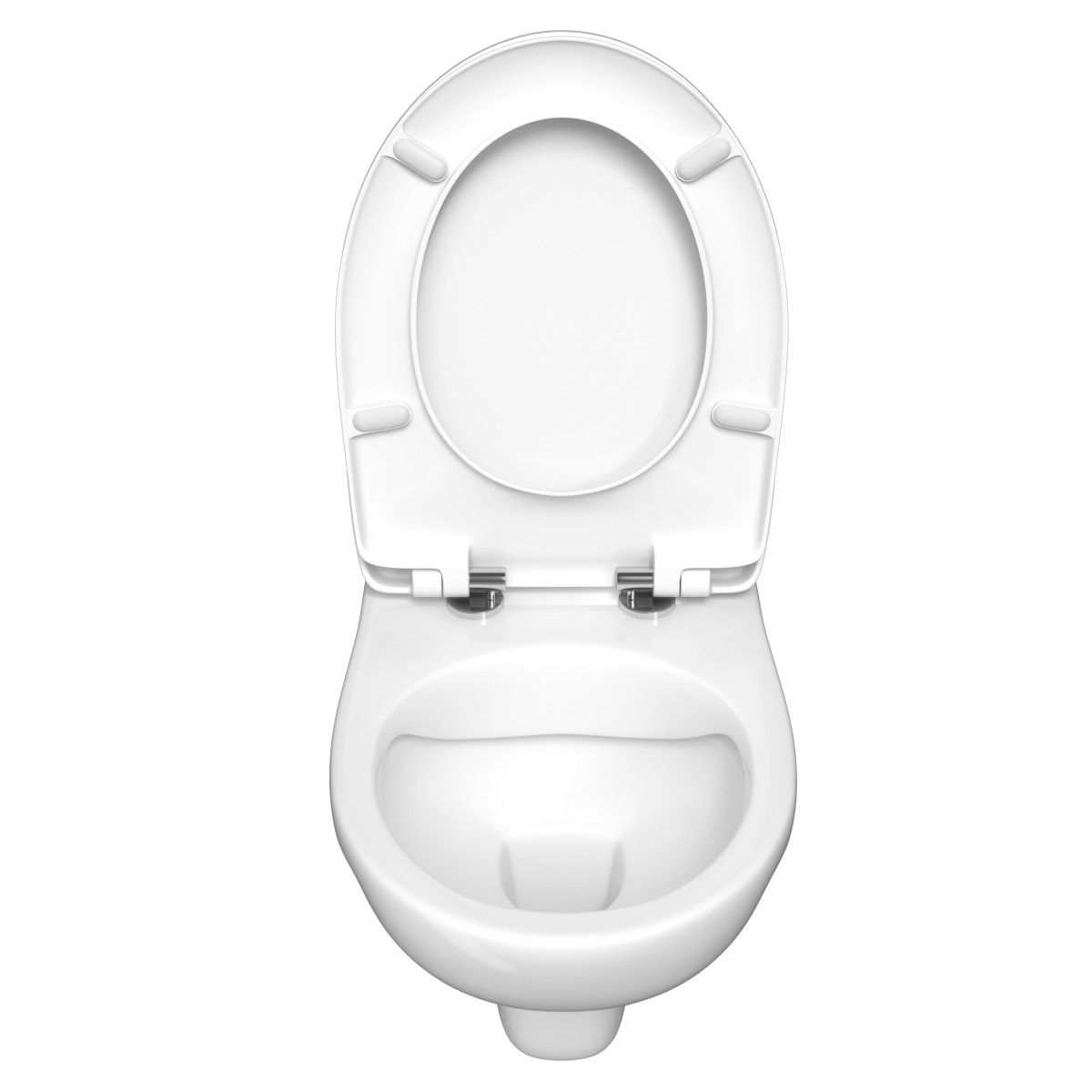 Инсталляция с унитазом VitrA S10 9842B003-7206 комплект 4 в 1 с сиденьем микролифт безободковый цвет клавиши глянцевый хром