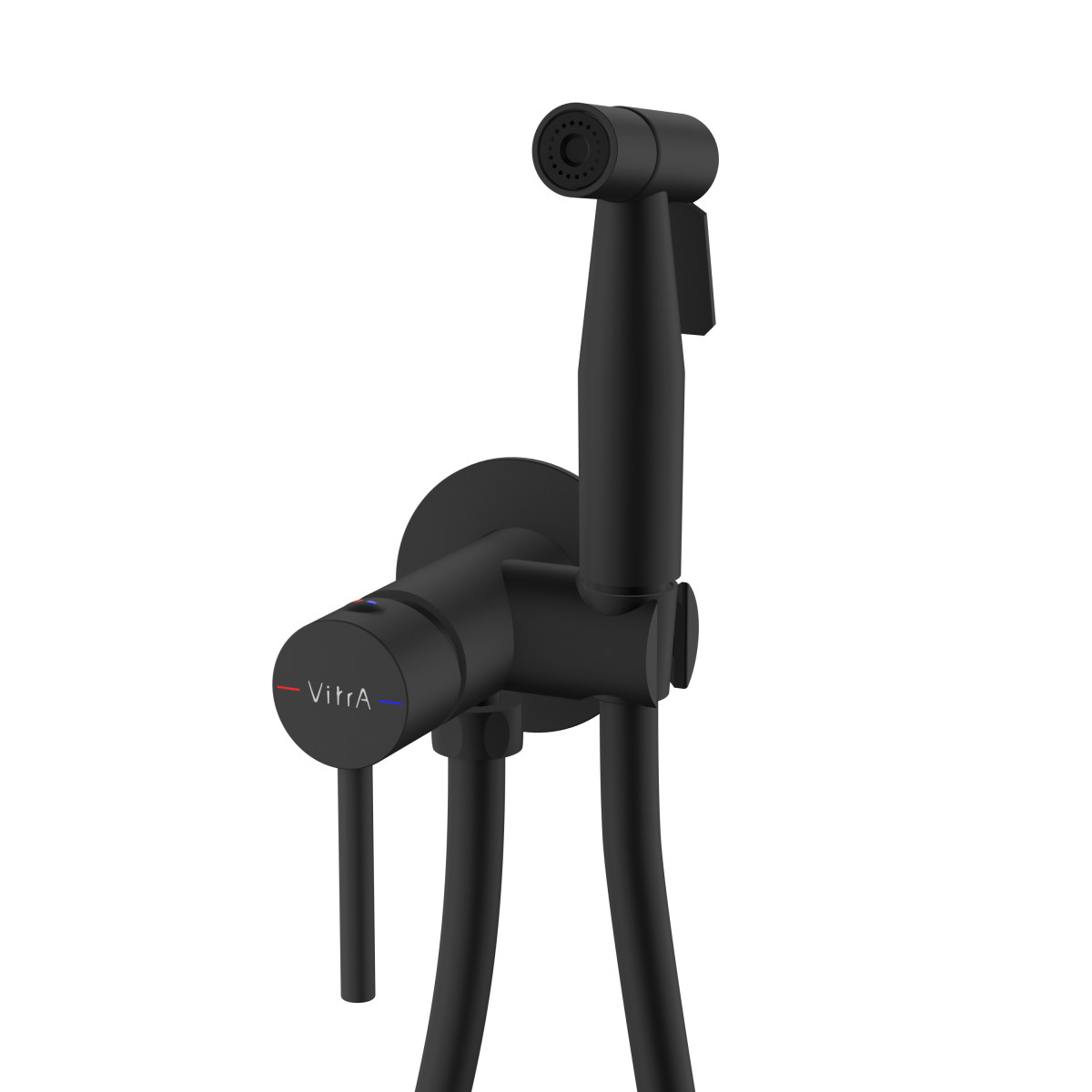 Гигенический душ VitrA A4375136EXP матовый черный латунь