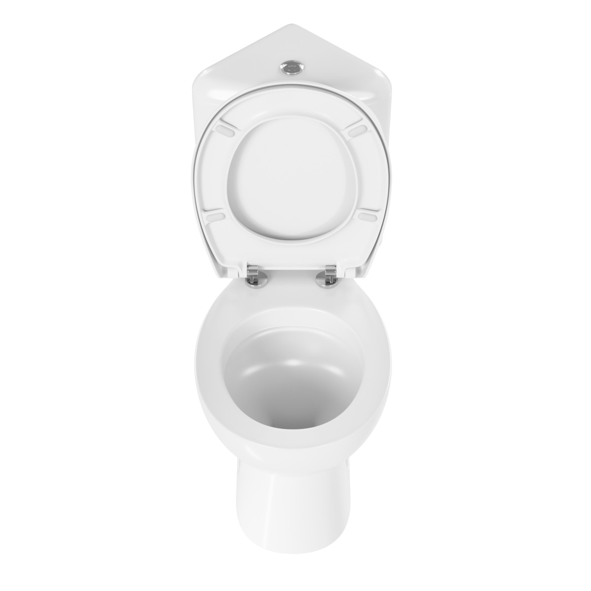 Унитаз-компакт напольный VitrA Arkitekt 9754B003-7200 угловой с сиденьем без микролифта белый санитарный фарфор