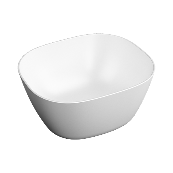 Раковина чаша VitrA Plural 7811B401-0016 45 x 38 см накладная матовая белая антибактериальное покрытие Hygiene + Clean