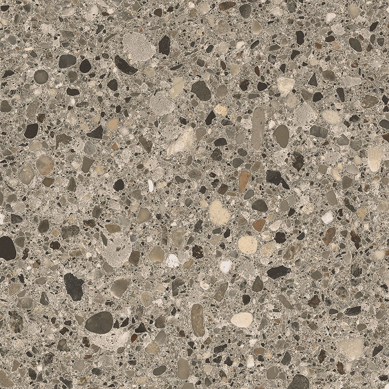 плитка Cementmix Крупный Терраццо Темный Греж