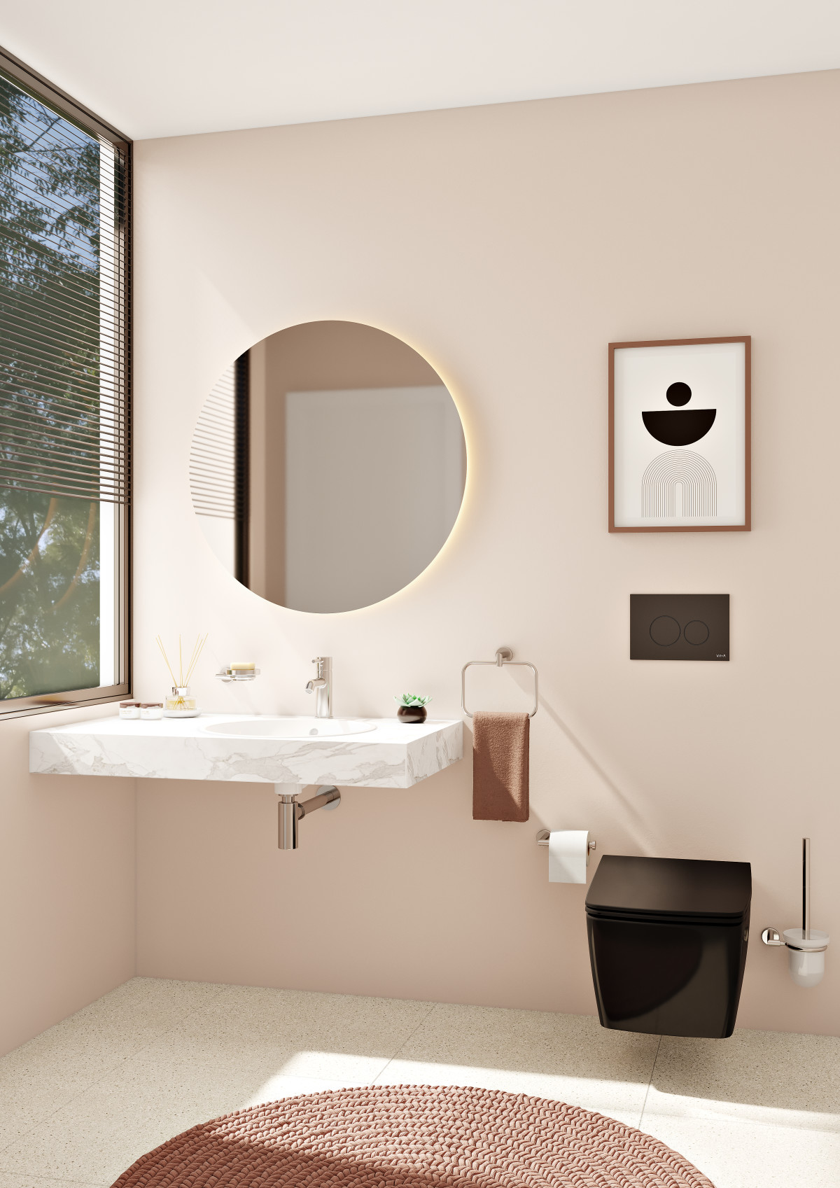 Сифон с донным клапаном для раковины VitrA A45154 хром