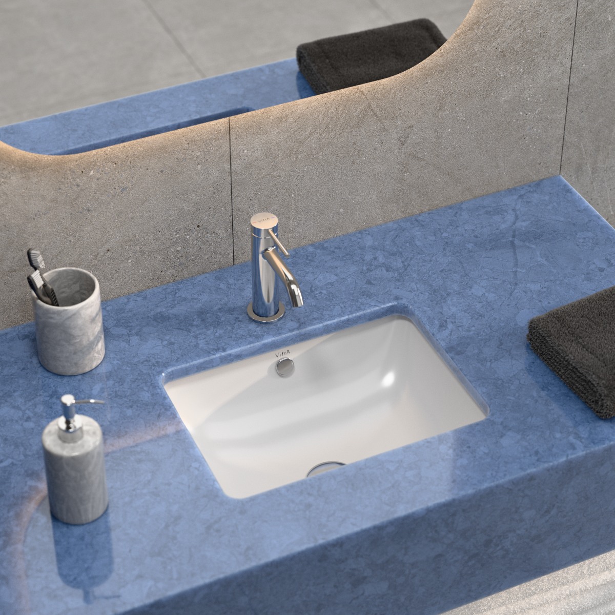 Встраиваемая снизу раковина VitrA S20 5474B003-0618 50 x 37 см
