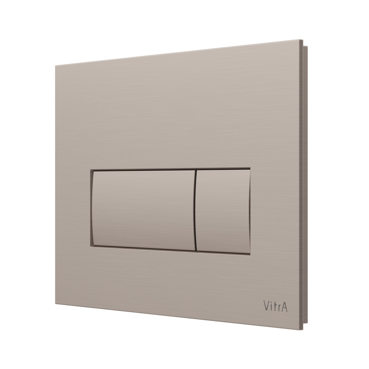 Кнопка смыва для инсталляции VitrA Root Square 740-2395 брашированный никель двойный смыв