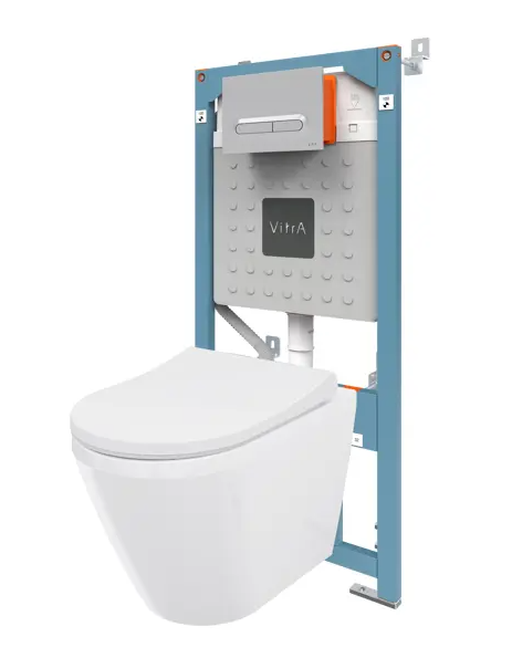 Комплект инсталляция с унитазом Vitra Allegro 9856B003-7204