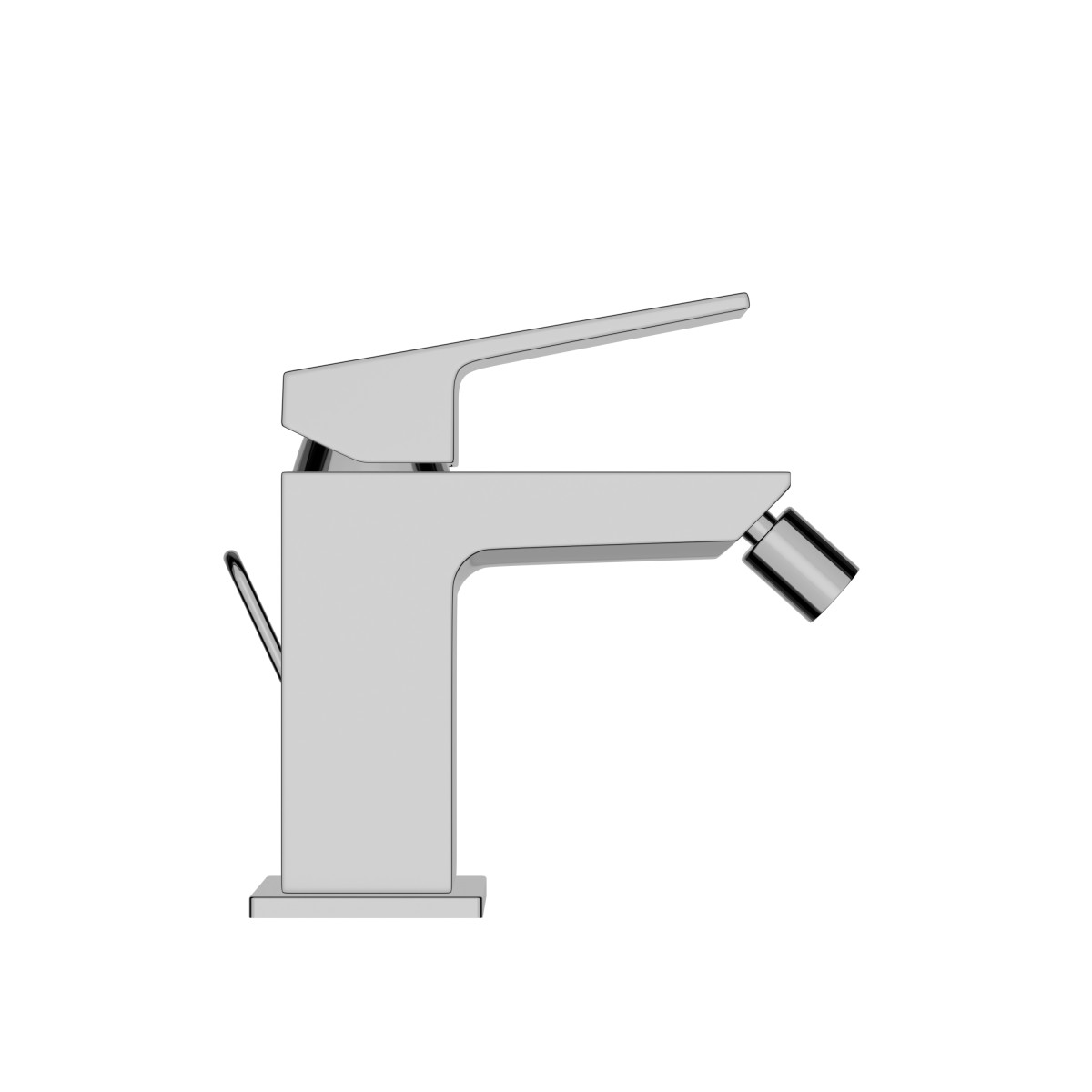 Смеситель для биде VitrA Minimax Square A43726EXP однорычажный хром латунь