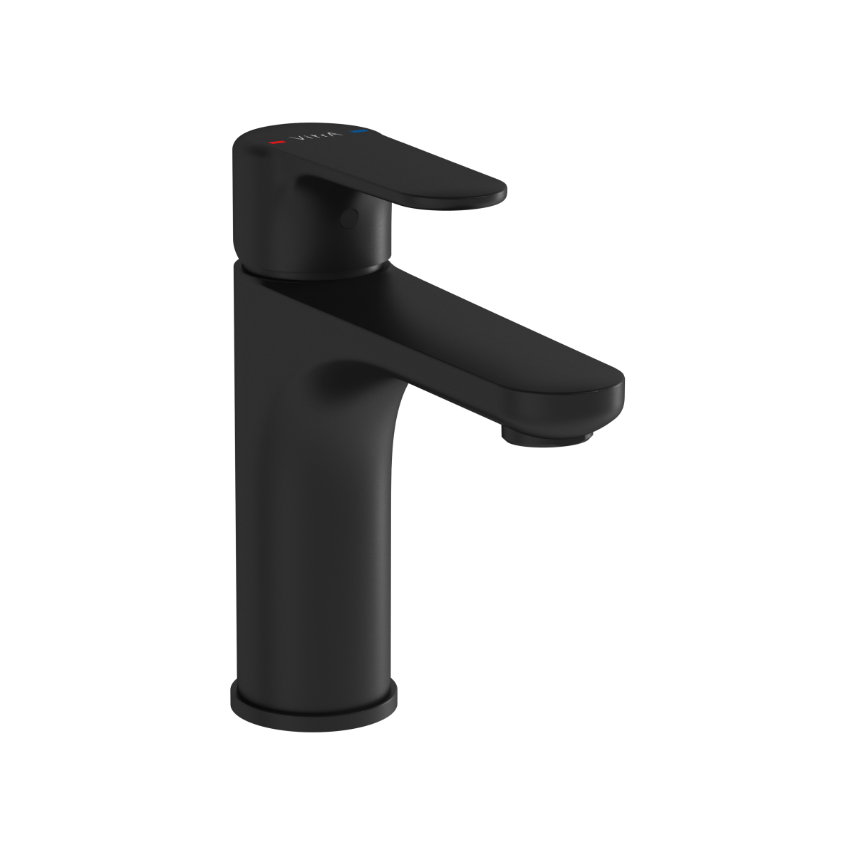 Смеситель для раковины VitrA Root Round A4270636EXP однорычажный матовый черный латунь