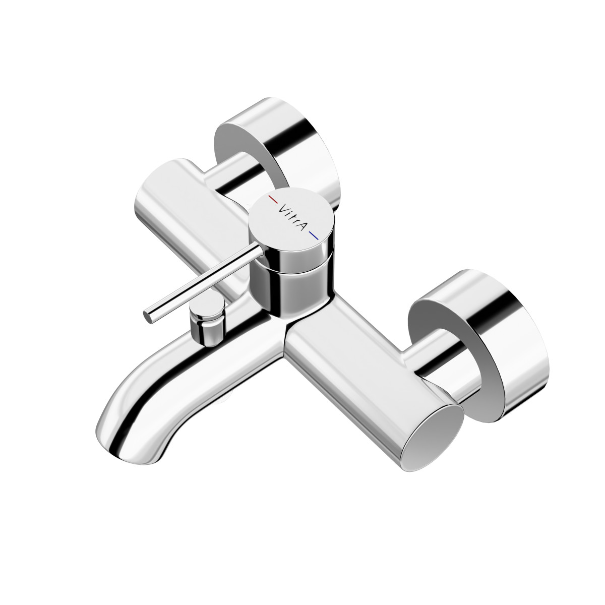 Настенный смеситель для ванны VitrA Minimax Round A43548EXP однорычажный хром латунь