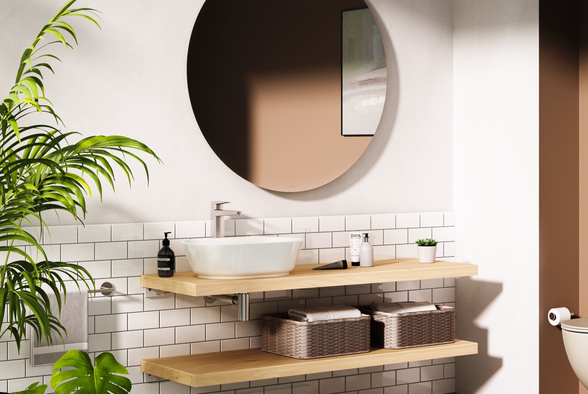 Смеситель для раковины VitrA Root Square (Рут Скуэр) A42733EXP однорычажный хром латунь