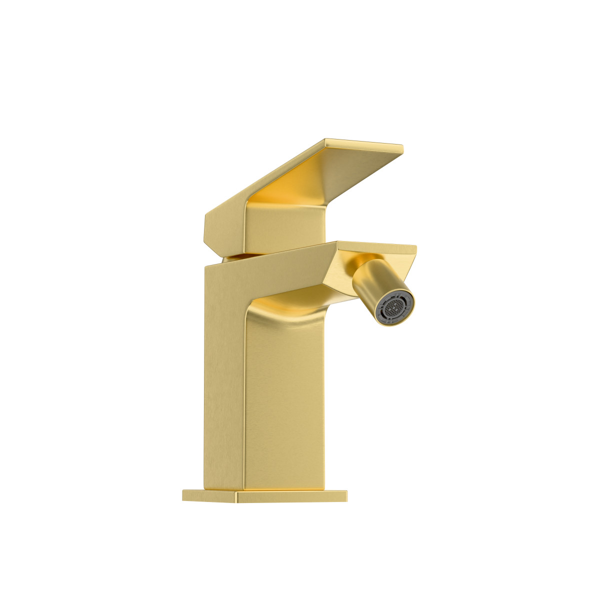 Смеситель для биде VitrA Minimax Square A4372625EXP однорычажный брашированное золото латунь