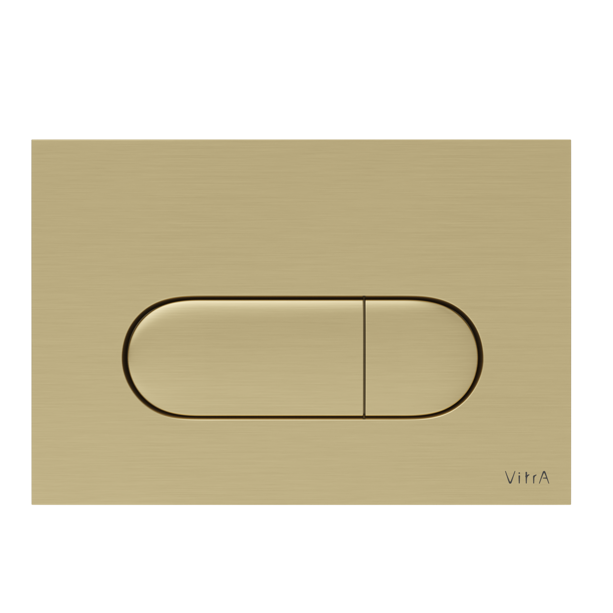 Кнопка смыва для инсталляции VitrA Root Round 740-2225 брашированное золото двойный смыв