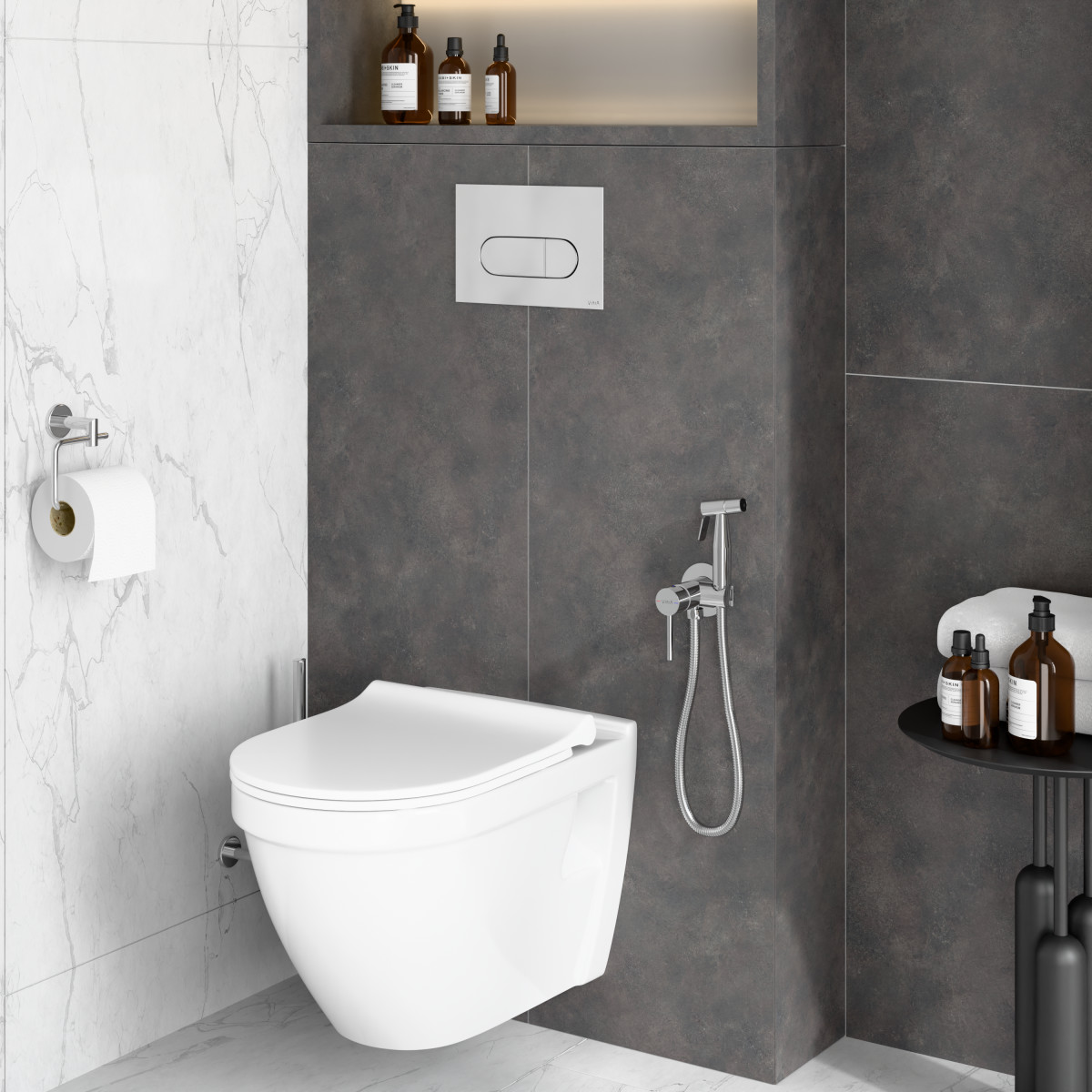 Гигенический душ VitrA A43751EXP хром латунь