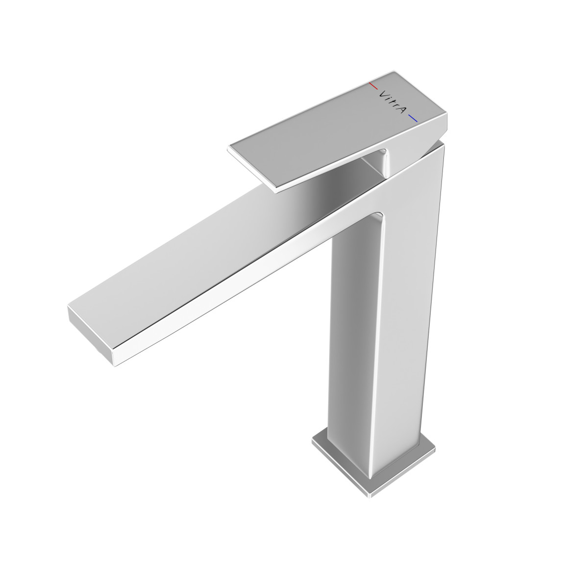 Смеситель для раковины-чаши VitrA Minimax Square A43724EXP однорычажный хром латунь