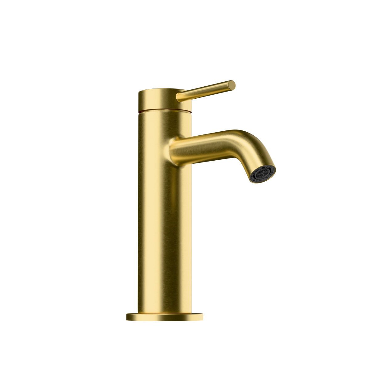 Смеситель для раковины VitrA Minimax Round A4353025EXP однорычажный брашированное золото латунь