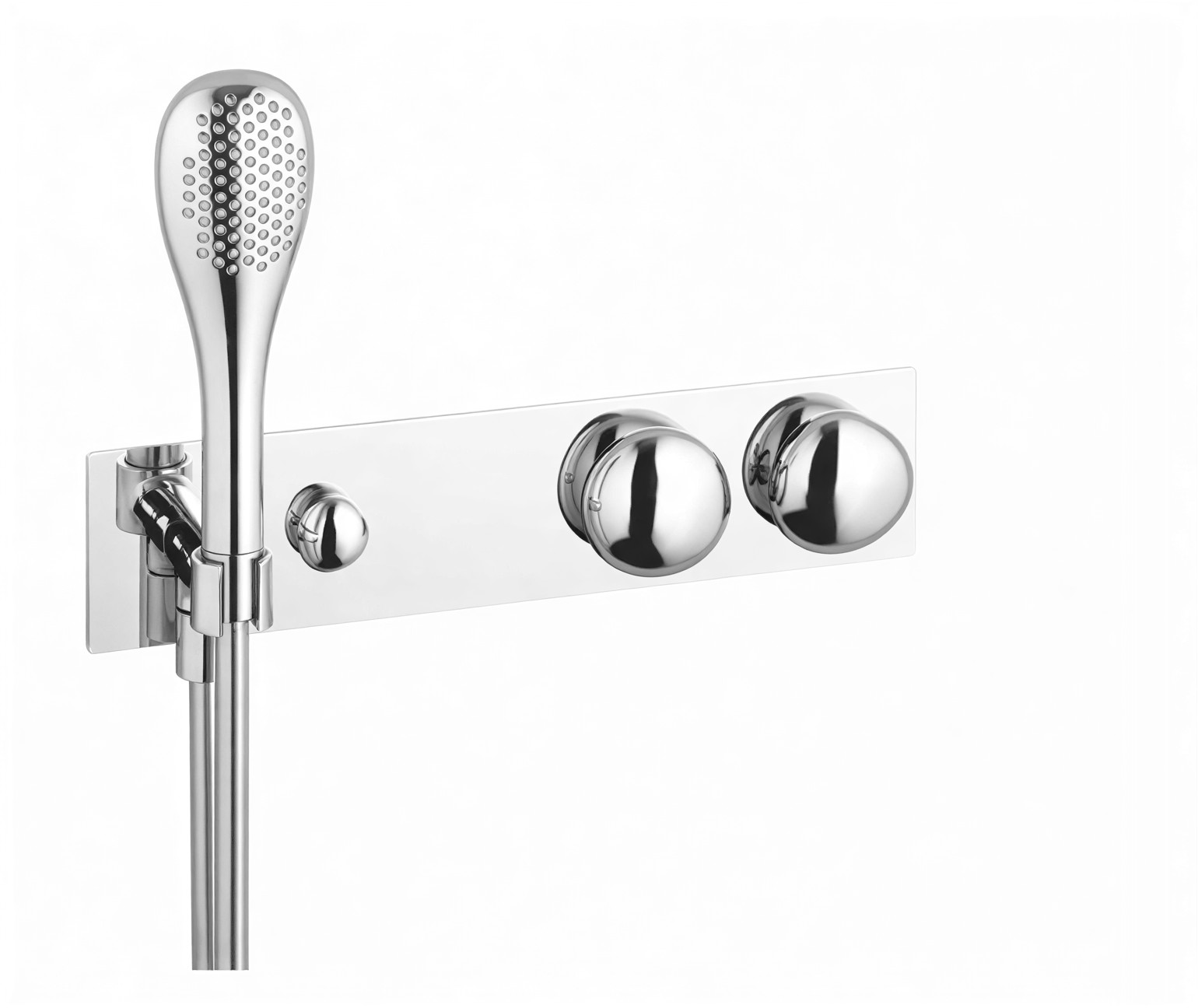 Встроенный смеситель Istanbul для ванны и ручным душем, хром