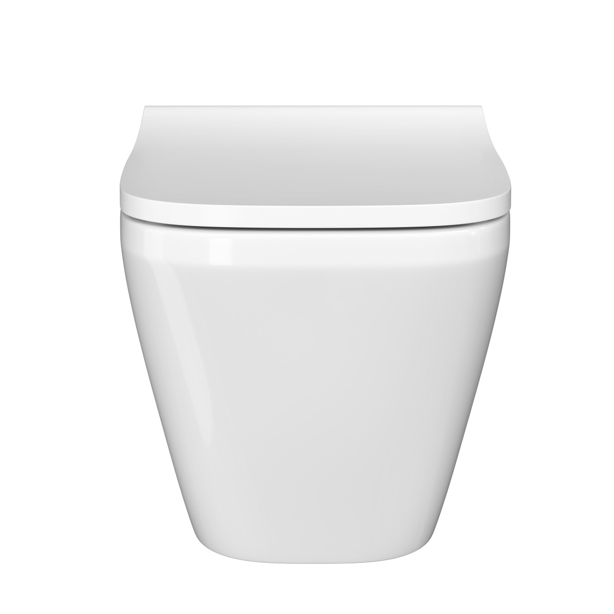 Подвесной унитаз VitrA Integra Square 7082B003-7209 безободковый Rim-ex белый санитарный фарфор антибактериальное покрытие Hygiene