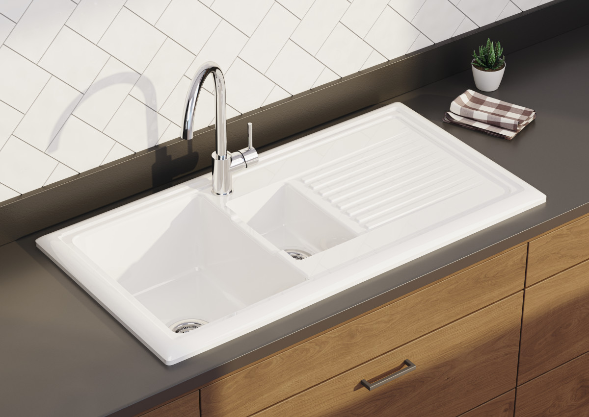 Смеситель для кухни VitrA Minimax S (Минимакс С) A42091EXP с поворотным изливом однорычажный хром латунь