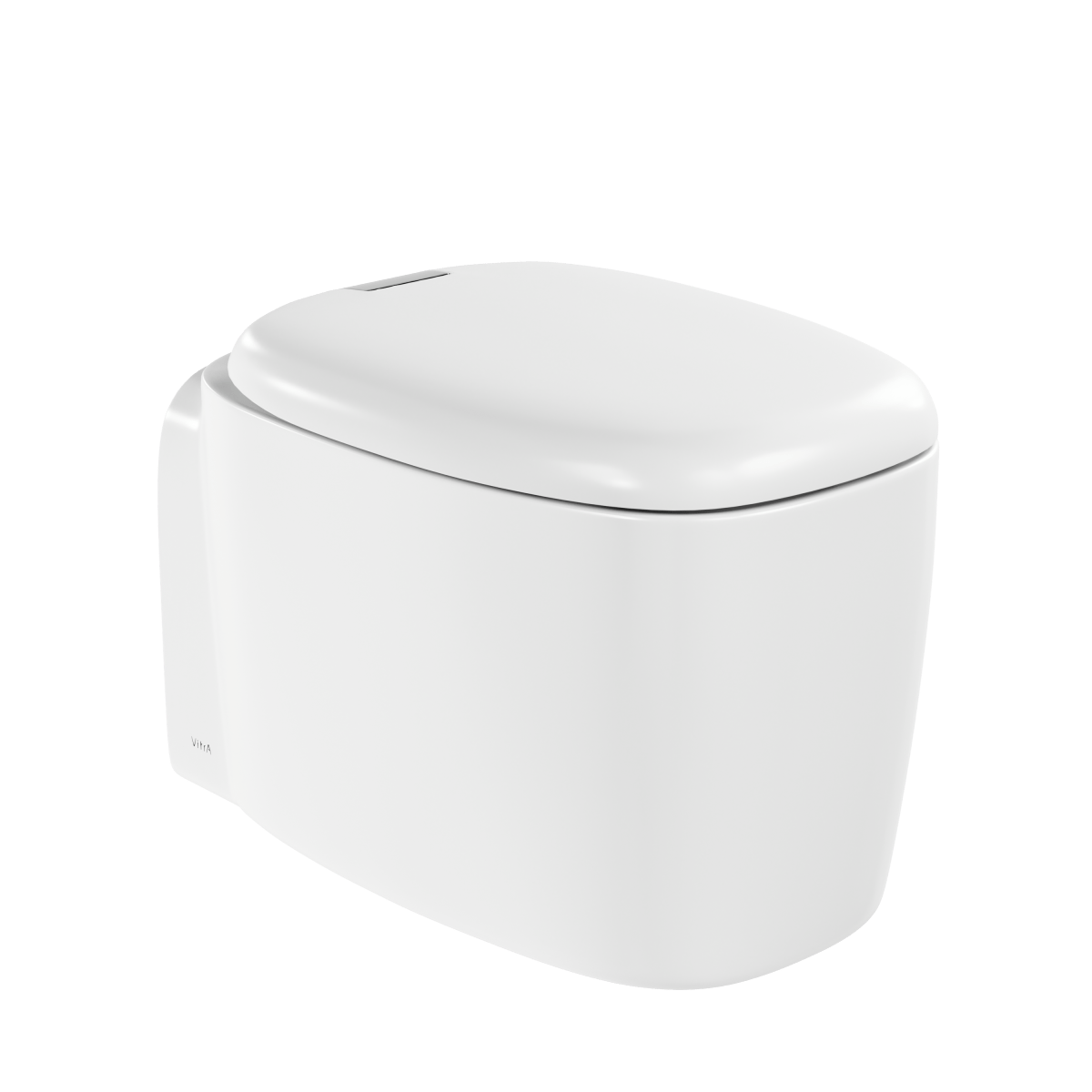 Подвесной унитаз VitrA Plural 7830B401-0075 безободковый Rim-ex матовый белый санитарный фарфор антибактериальное покрытие Hygiene + Clean