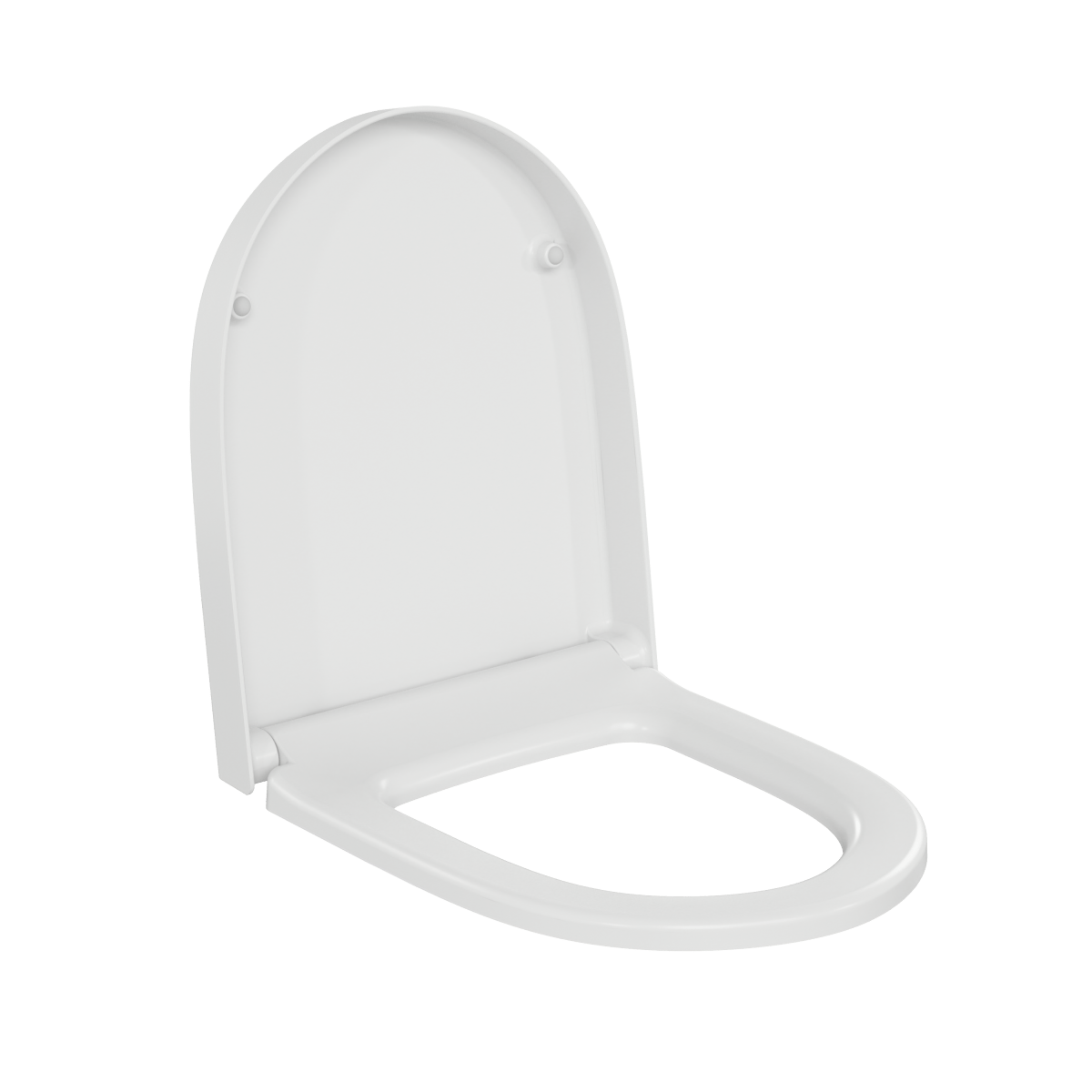 Сиденье для унитаза VitrA Sento (Сенто) 86-003-009, круглое белое дюропласт, с микролифтом