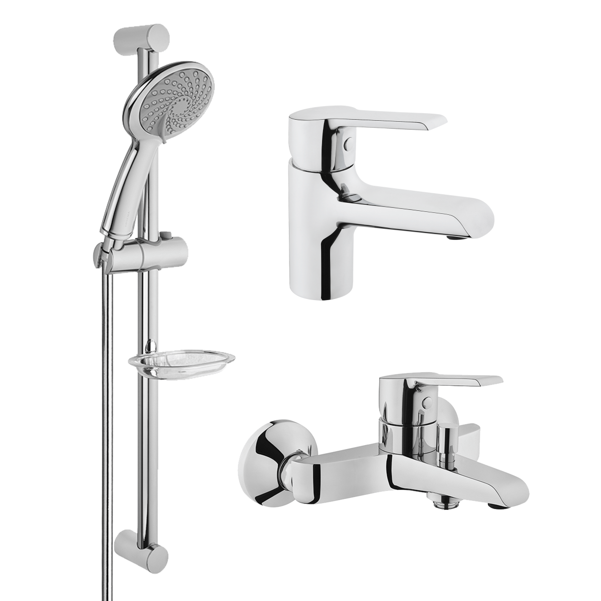 Комплект смесителей VitrA Axe S A49152EXP хром латунь