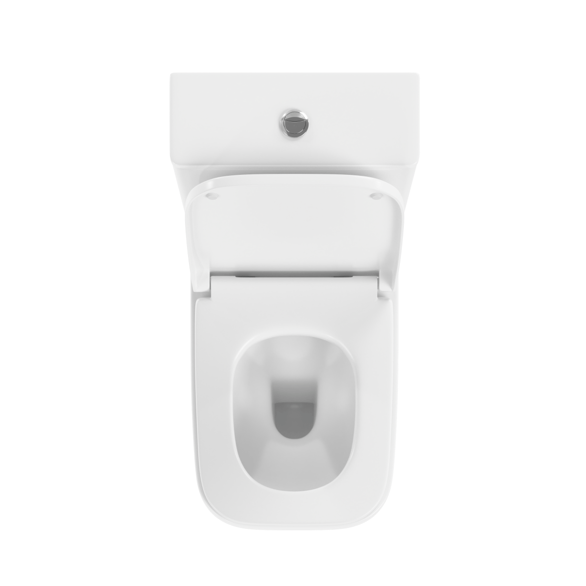 Унитаз-компакт напольный VitrA Integra Square (Интегра Скуэр) 9833B003-7205, с сиденьем микролифт, белый, санитарный фарфор, антибактериальное покрытие Hygiene (Хайджн)