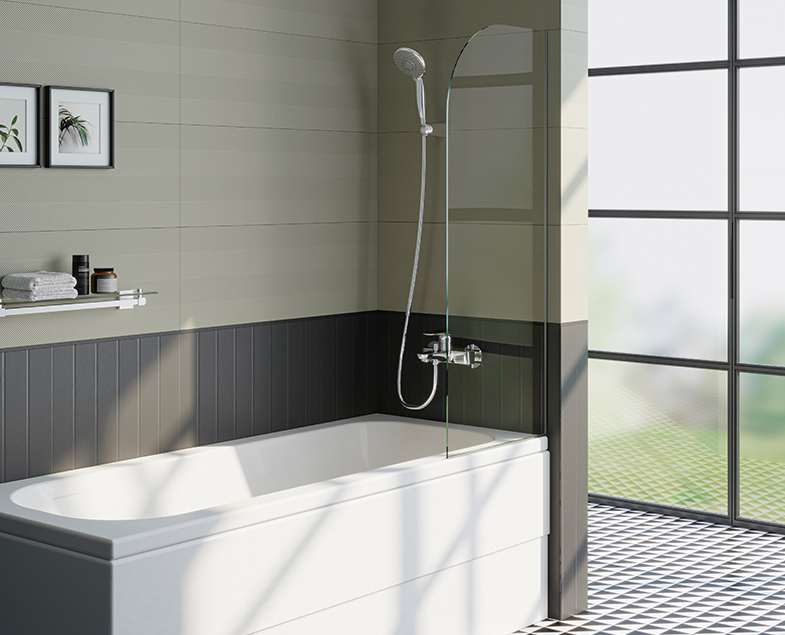 Комплект ванна Vitra Optimum Neo 170*75 см с сифоном, ножками и ABS панель