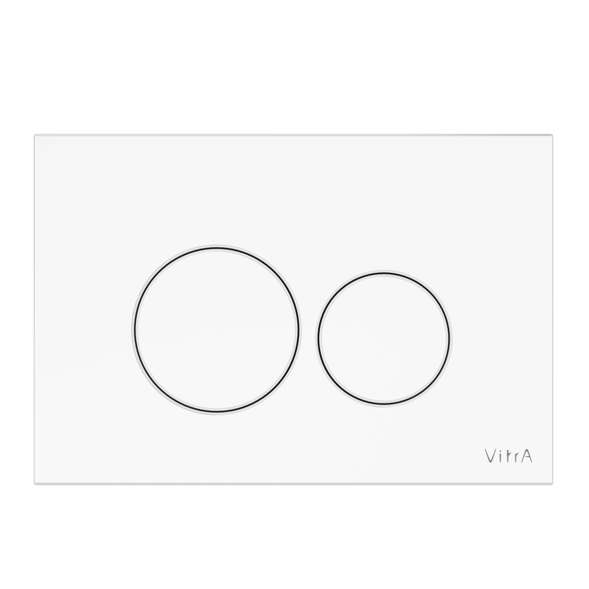 Кнопка смыва для инсталляции VitrA Origin 740-2400 глянцевая белая двойный смыв