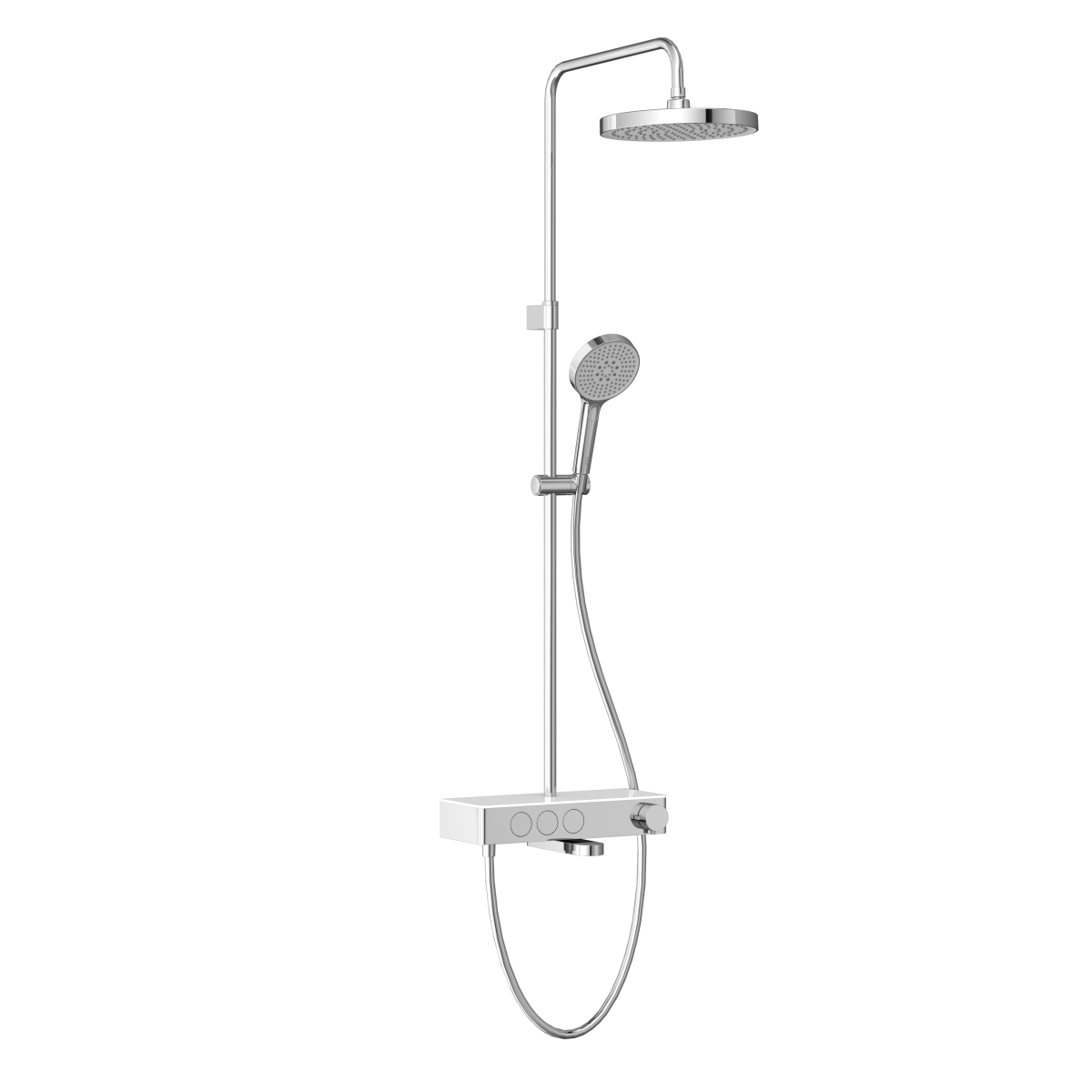 Душевая система VitrA Core Round A47309EXP с термостатическим смесителем и ручным душем хром