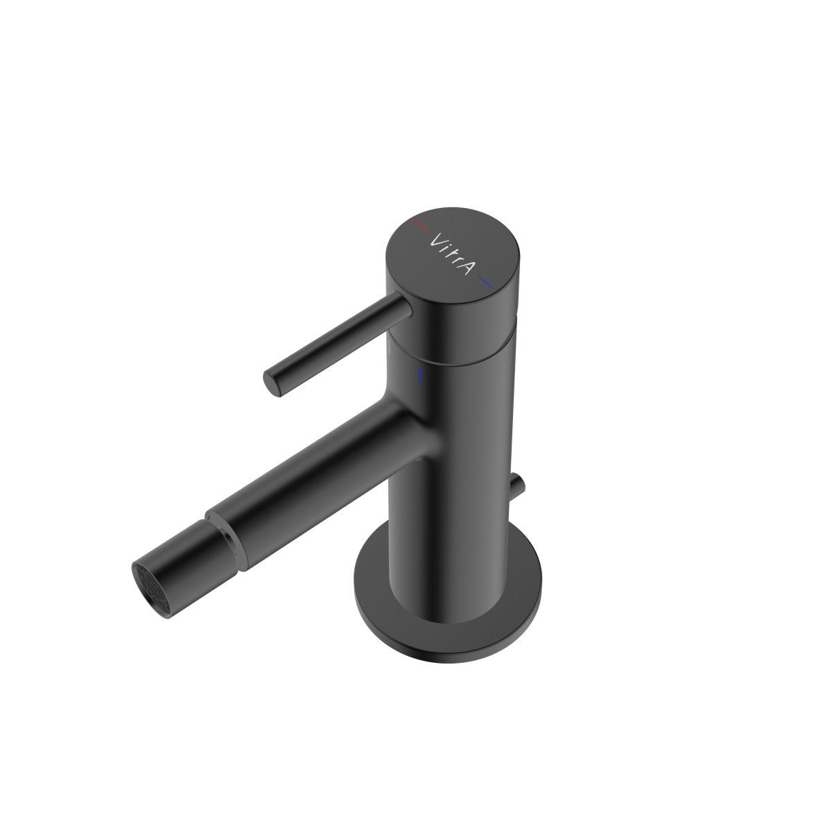 Смеситель для биде VitrA Origin (Ориджин) A4255936WTC, однорычажный, матовый черный, латунь