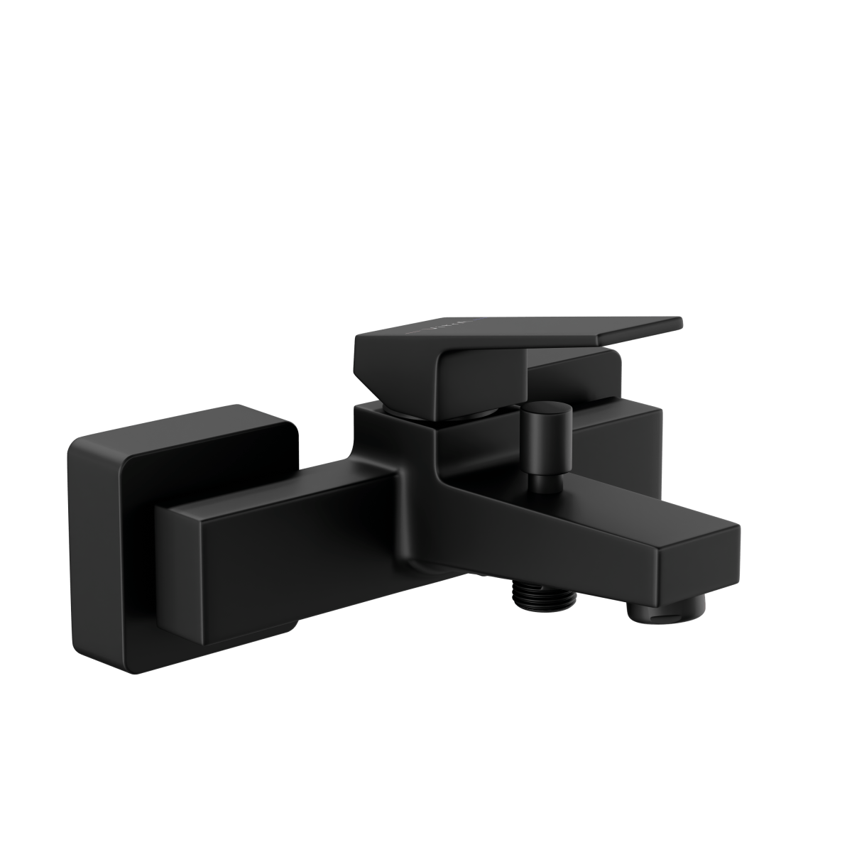 Настенный смеситель для ванны VitrA Minimax S (Минимакс С)quare (Минимакс Скуэр) A4352036EXP однорычажный матовый черный латунь