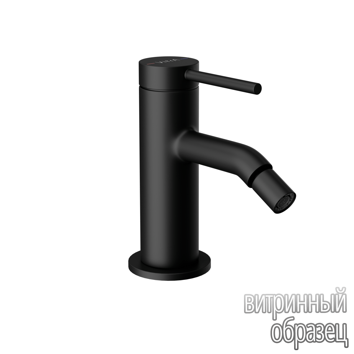Смеситель для биде VitrA Minimax Round A4353636EXP однорычажный матовый черный латунь