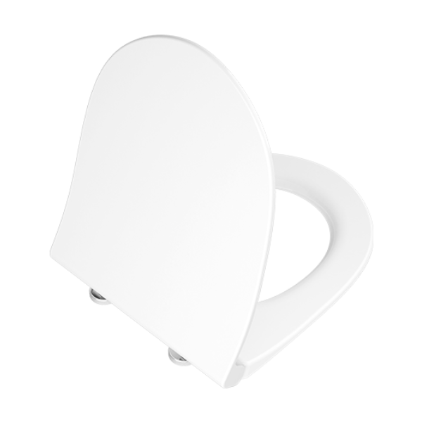 Сиденье для унитаза VitrA Nest 220-003R409 круглое белое дюропласт с микролифтом быстросъемное