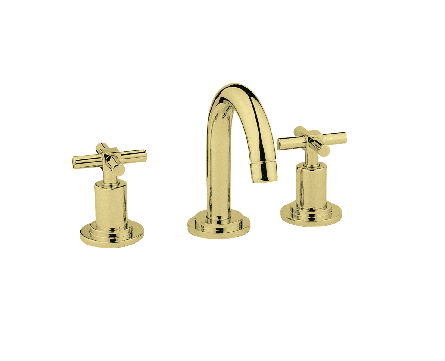 Смеситель Juno для столешницы на 3 отверстия, золото