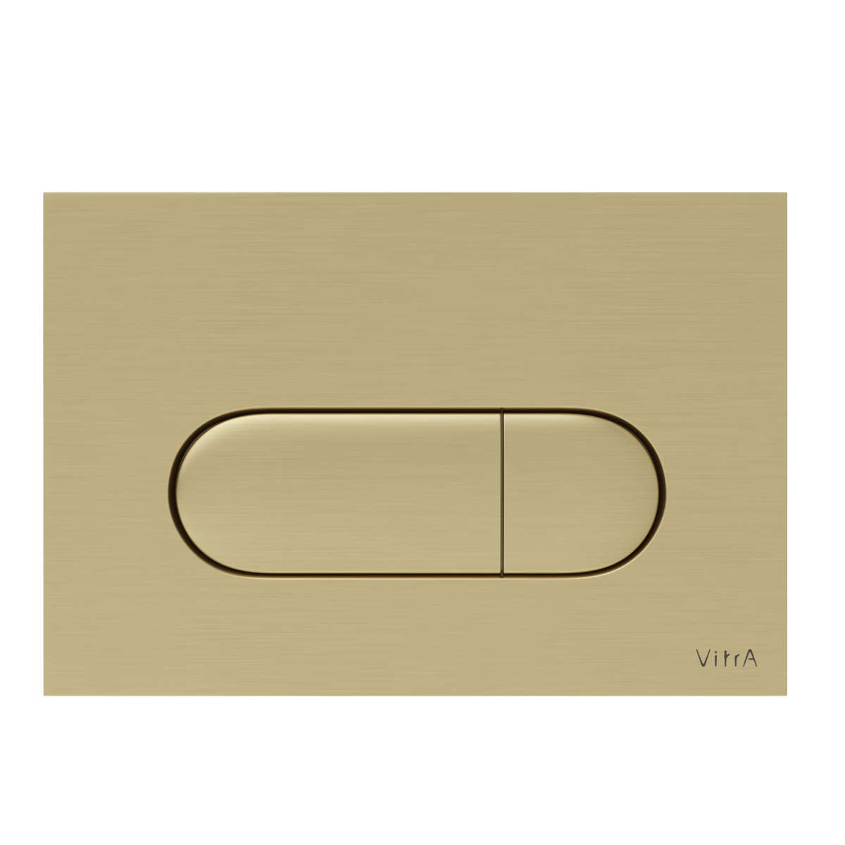 Кнопка смыва для инсталляции VitrA Root Round 740-2225 брашированное золото двойный смыв